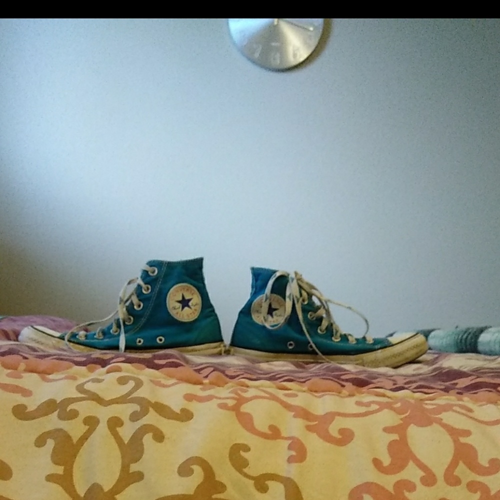Used Blue Converse